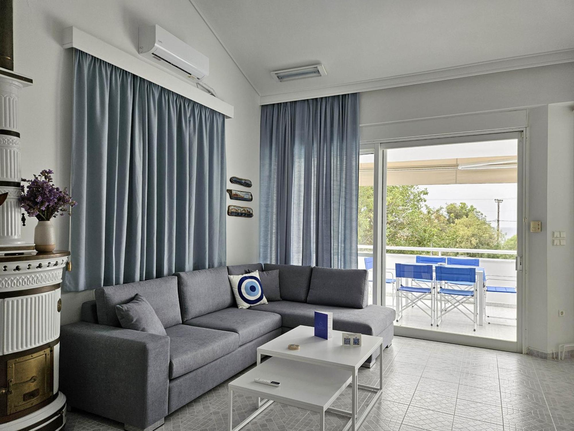 Lagonisi Beach House Kalivia Thorikou エクステリア 写真